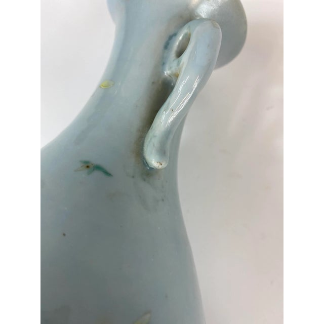 Ceramic Mid 18th Century Painted Porcelian Vase For Sale - Image 7 of 10