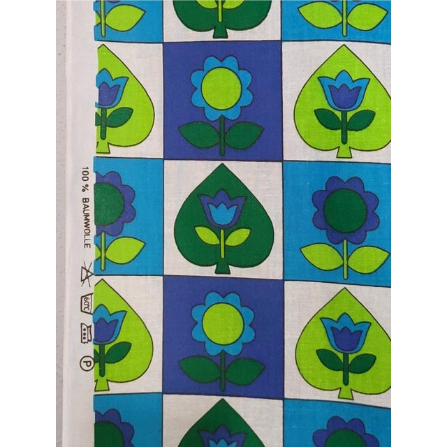 Mid-Century Modern GermanCotton Fabric Bale for Curtains, 1970s For Sale - Image 4 of 7