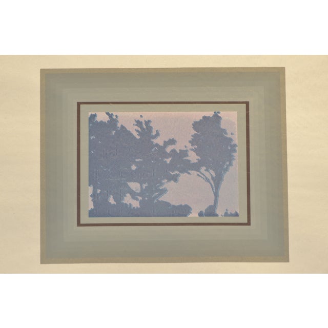 1970s Nature, Signed Torquin '74, 12/25, Silkscreen Print, Framed Under Glass For Sale - Image 5 of 8