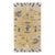 1870s Traditional Beige Vase Geometric Qing Antique Chinese Ningxia Small Rug For Sale