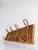 Large Bamboo Rattan and Woven Cane Wall Coat Rack, Italy, 1970s For Sale - Image 9 of 18