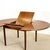 Mid-Century Modern Danish Round Extendable Dining Table in Teak For Sale - Image 4 of 13