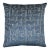 Schumacher Lisboa Velvet 22" Pillow In Midnight Blue For Sale