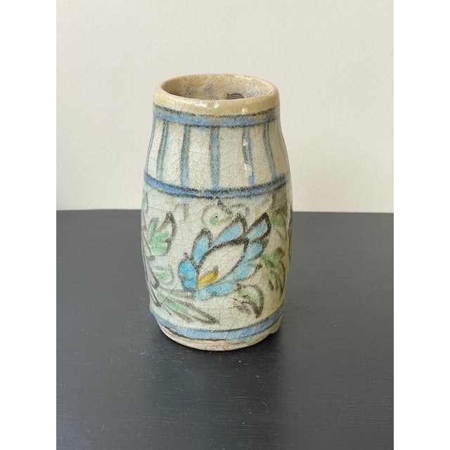 White Small Round White Qajar Vases, Set of 2 For Sale - Image 8 of 12