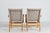 1970s Vintage Eva Lounge Chairs in Beech with Webbing by Bruno Mathsson for Dux, 1970s, Set of 2 For Sale - Image 5 of 17