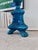Vintage Table Lamp in Turquoise Ceramic by Pol Chambost, 1960 For Sale - Image 3 of 8