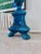Vintage Table Lamp in Turquoise Ceramic from Pol Chambost, 1960s For Sale - Image 3 of 8