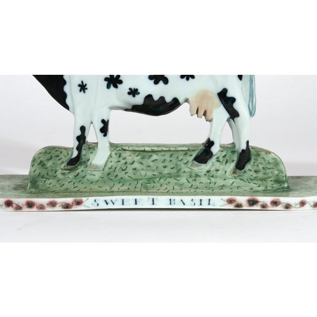 Maria Superior Porcelain Model of "Sweet Basil", a Model of a Cow For Sale In Philadelphia - Image 6 of 16