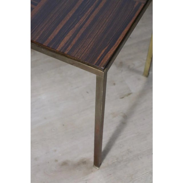 Vintage Rosewood and Bronze Side Table, 1960 For Sale - Image 17 of 18