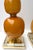 Mid-Century Modern Contemporary Pair of Brass and Orange Murano Glass Bulbs Lamps, Italy For Sale - Image 3 of 13