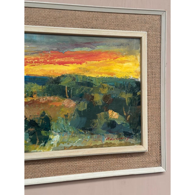 Kurt Lundberg, Landscape (Sörmlands Nalar Räven), 1950s, Oil on Canvas, Framed For Sale - Image 8 of 18