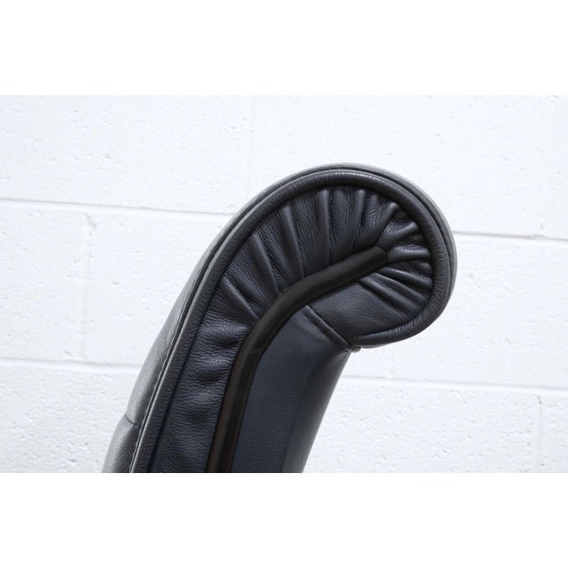 Late 20th Century Richard Sapper Navy for Knoll Office Chair on Wheels For Sale - Image 5 of 10