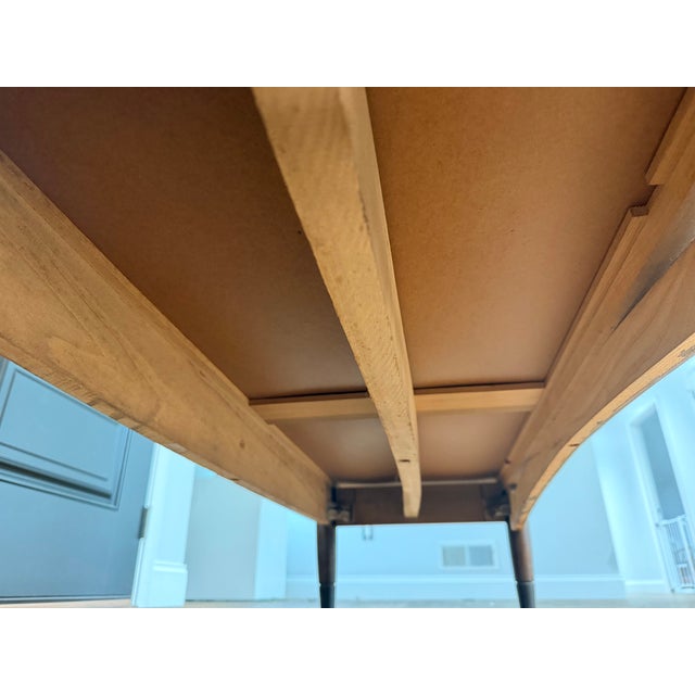 Vintage Mid-Century Modern Walnut 6-Drawer Dresser With Mirror For Sale - Image 9 of 11