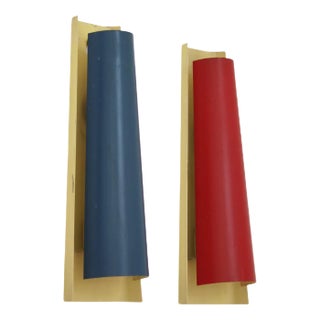 Danish Wall Lamps by Henning Wind Hansen for Voss Lighting, 1960s For Sale