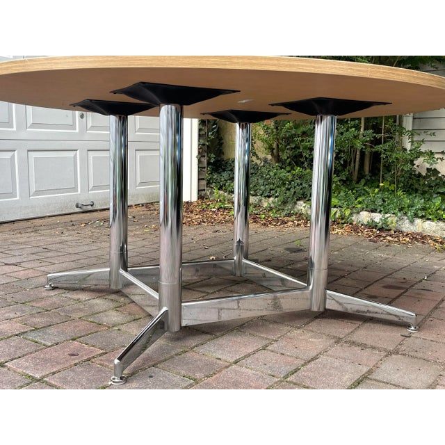 Contemporary Knoll Mid Century Modern Conference Dining Table For Sale - Image 3 of 13