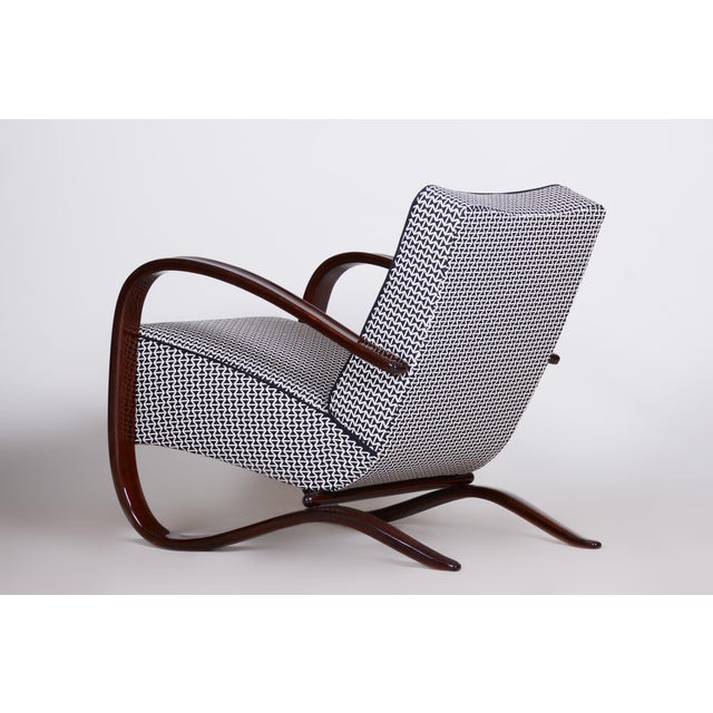 Art Deco Lounge Chairs by J. Halabala for Up Závody, 1930s, Set of 2 For Sale - Image 16 of 18