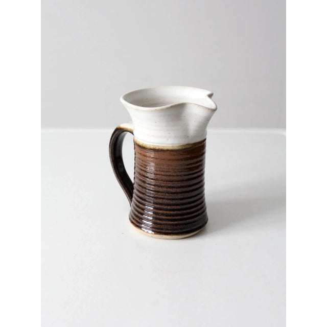 Vintage Studio Pottery Pitcher For Sale - Image 10 of 13