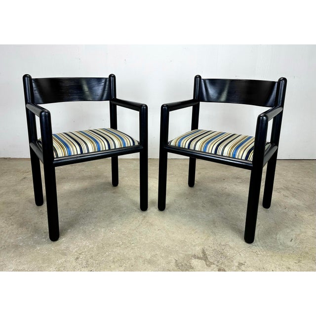 Restored 1970’s Pair of “Acorn” Chairs by Massimo & Lella Vignelli for Sunar, Italy For Sale - Image 10 of 12