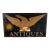 Vintage Hand-Painted Wooden “Antiques” Trade Sign For Sale