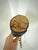Late 20th Century Vintage Hand-Carved Snake Walking Cane in Wood With Black Spiral Folk Art Design For Sale - Image 5 of 12