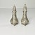 Art Nouveau Vintage Hollywood Regency Chippendale Stieff Repousse Full Chased Sterling Footed Salt & Pepper Shakers - A Pair For Sale - Image 3 of 13