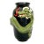 Vintage Large Black Glazed Dragon Vase – Sculptural Chinoiserie Style Ceramic For Sale