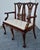 Vintage Carved Mahogany Settee Chippendale Style Ball & Claw Feet For Sale - Image 12 of 16