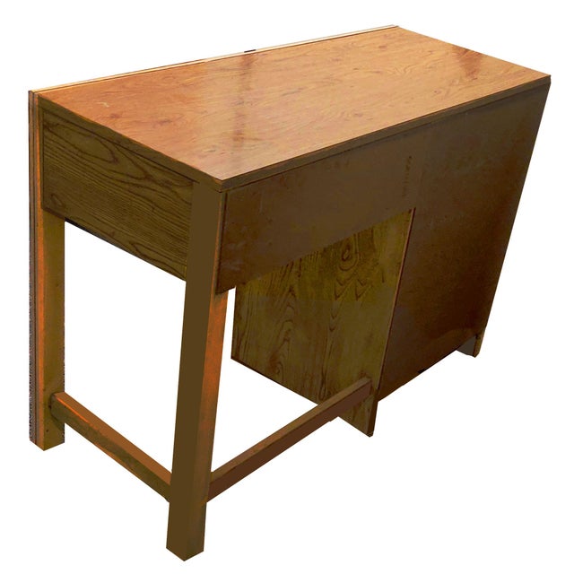 Faux Bamboo Rattan 4 Drawer Writing Desk by Lea the Bedroom People