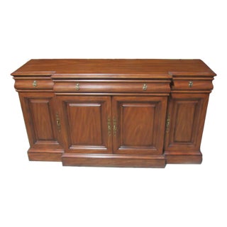 1980s Henkel Harris Mahogany Sideboard Console Designer For Sale