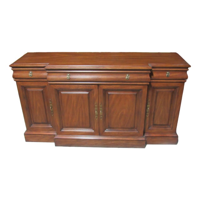 1980s Henkel Harris Mahogany Sideboard Console Designer For Sale