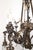 Metal Antique Neo Rococo Cast Bronze Chandelier - Restored For Sale - Image 7 of 11