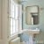 Schumacher SAMPLE - Schumacher Emma Stripe Narrow Wallpaper In Aqua For Sale - Image 4 of 4