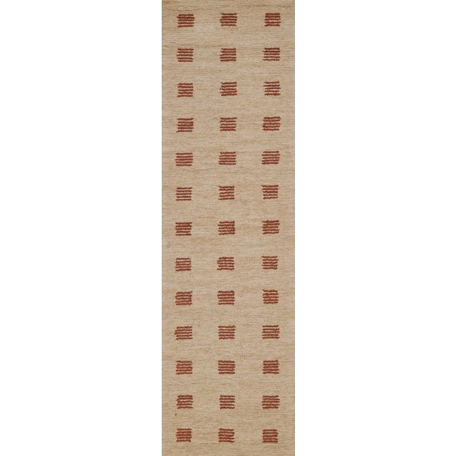 Momeni Archer Geometric Rust Hand Tufted Area Rug 5' X 8' For Sale - Image 11 of 11