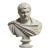 Hand-Carved Natural Marble Bust Sculpture – Portrait of Caracalla For Sale