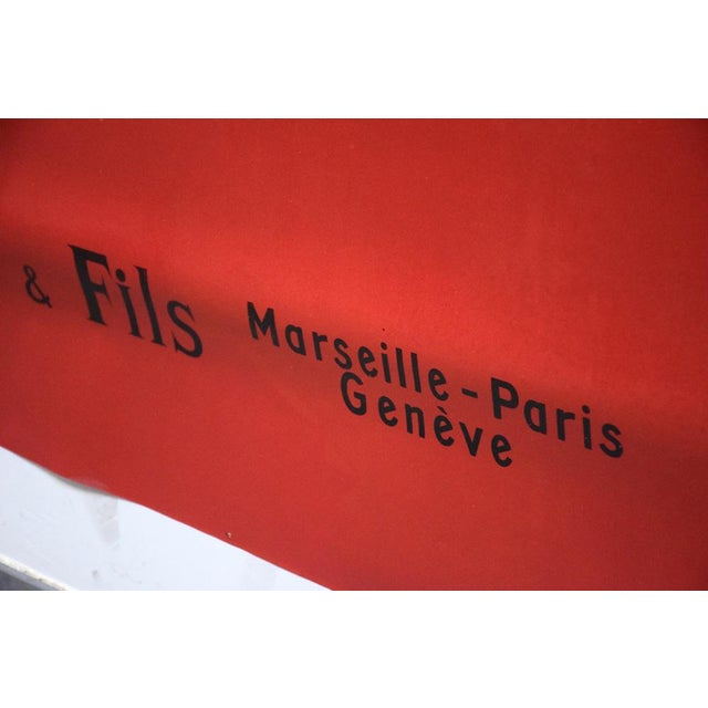 Large Mattei Cap Corse Advertising Poster by Rene Bougros, 1950s For Sale - Image 16 of 18