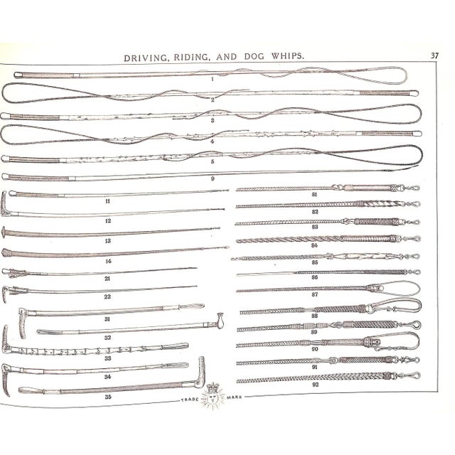 Paper The "London" Illustrated Catalogue ..Of.. Saddlery, Harness, Horse Clothing and Saddlers' Requisites 1900 For Sale - Image 7 of 14