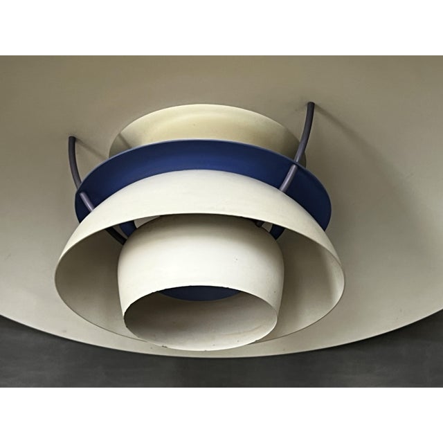 Metal Vintage Mod. Ph 5 Ceiling Lamp from Louis Poulsen, 1958 For Sale - Image 7 of 9