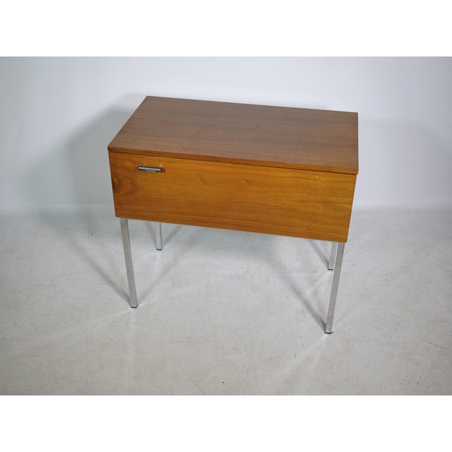 Mid-Century Teak and Chrome Commode, Germany, 1960s For Sale - Image 10 of 15