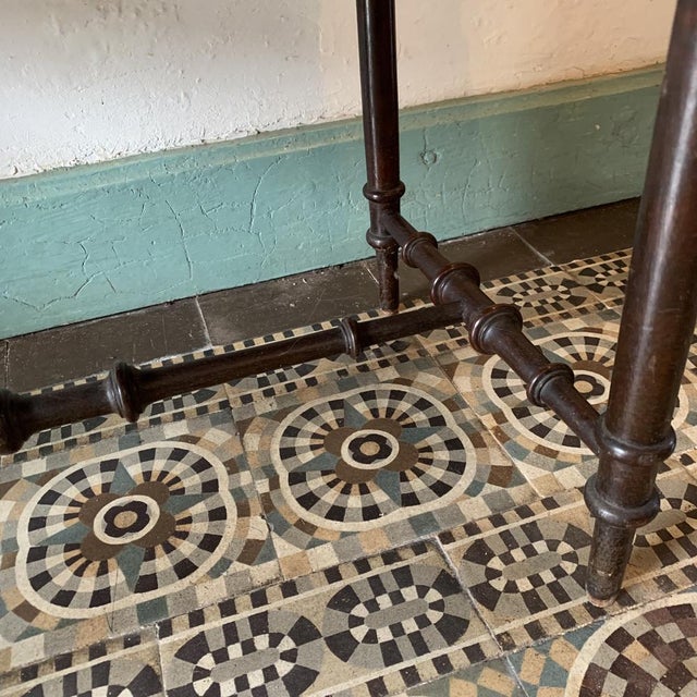 Antique Bench in Wood & Cane, 1890s For Sale - Image 14 of 16