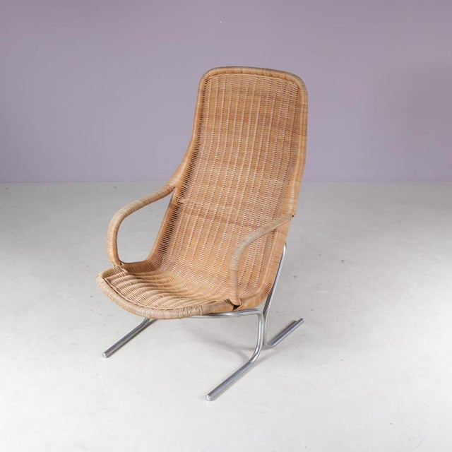 Wood Model 514C Easy Chair by Dirk van Sliedregt for Gebr. Jonkers Noordwolde, Netherlands For Sale - Image 7 of 10