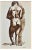Jean Chapin, Nude of Woman, Watercolor, 1950s For Sale