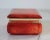 Stone Italian Hand Painted Coral Alabaster Trinket Box For Sale - Image 7 of 10