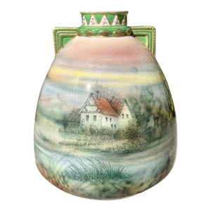 Antique Royal Bonn Handled Porcelain Vase