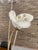 1980s Vintage Flower Sculpture With White Marble Base For Sale - Image 5 of 6