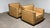 Art Deco Pair of Ralph Lauren Style Leather Club Chairs, C. 2000. For Sale - Image 3 of 10