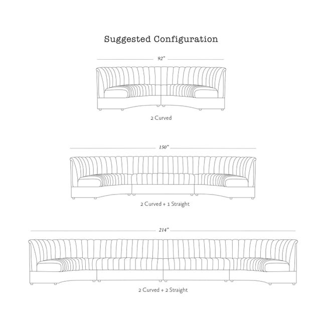 Matthew Izzo Home Estelle Navy Velvet Outside Corner Banquette Sofa For Sale In New York - Image 6 of 6