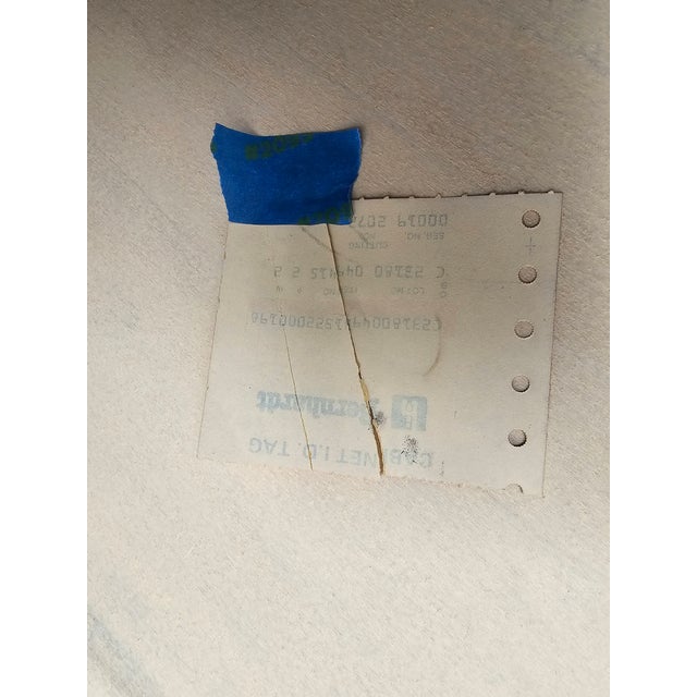 Tan Bernhardt Mid-Century Burlwood Campaign Twin Size Headboard For Sale - Image 8 of 8