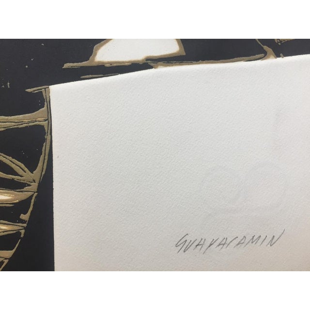 Oswaldo Guayasamin Milay 2 VARIANT Engraving, 1973 signed and numbered in pencil by the artist edition: XXV backing:...