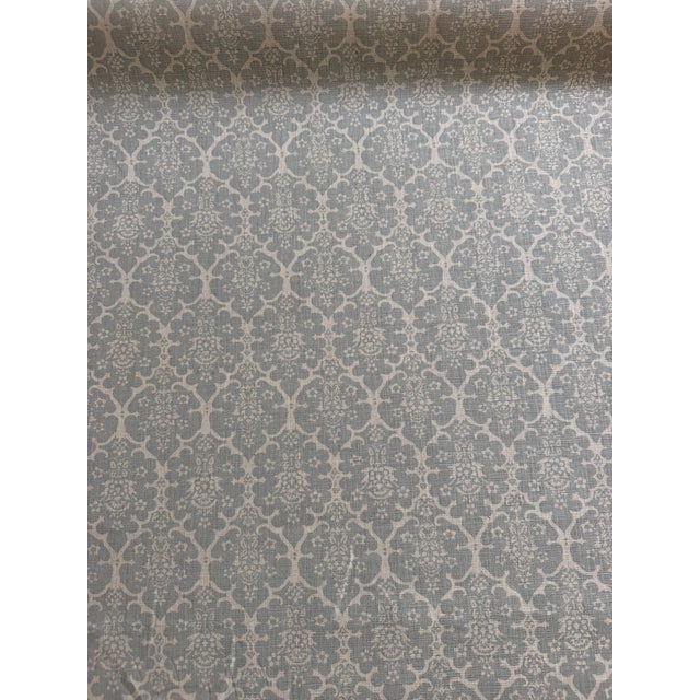 Schumacher & Veere Grenney Burley Fabric in Blue 3 yards Retails for $207/yard DETAILS 53"W × 36"D × 0.01"H Condition: Not...