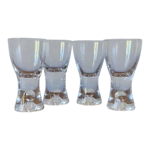 Mid 20th Century Iittala Tapio Shot Glasses- Set of 4